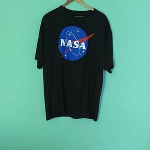 Black NASA T-Shirt X-Large